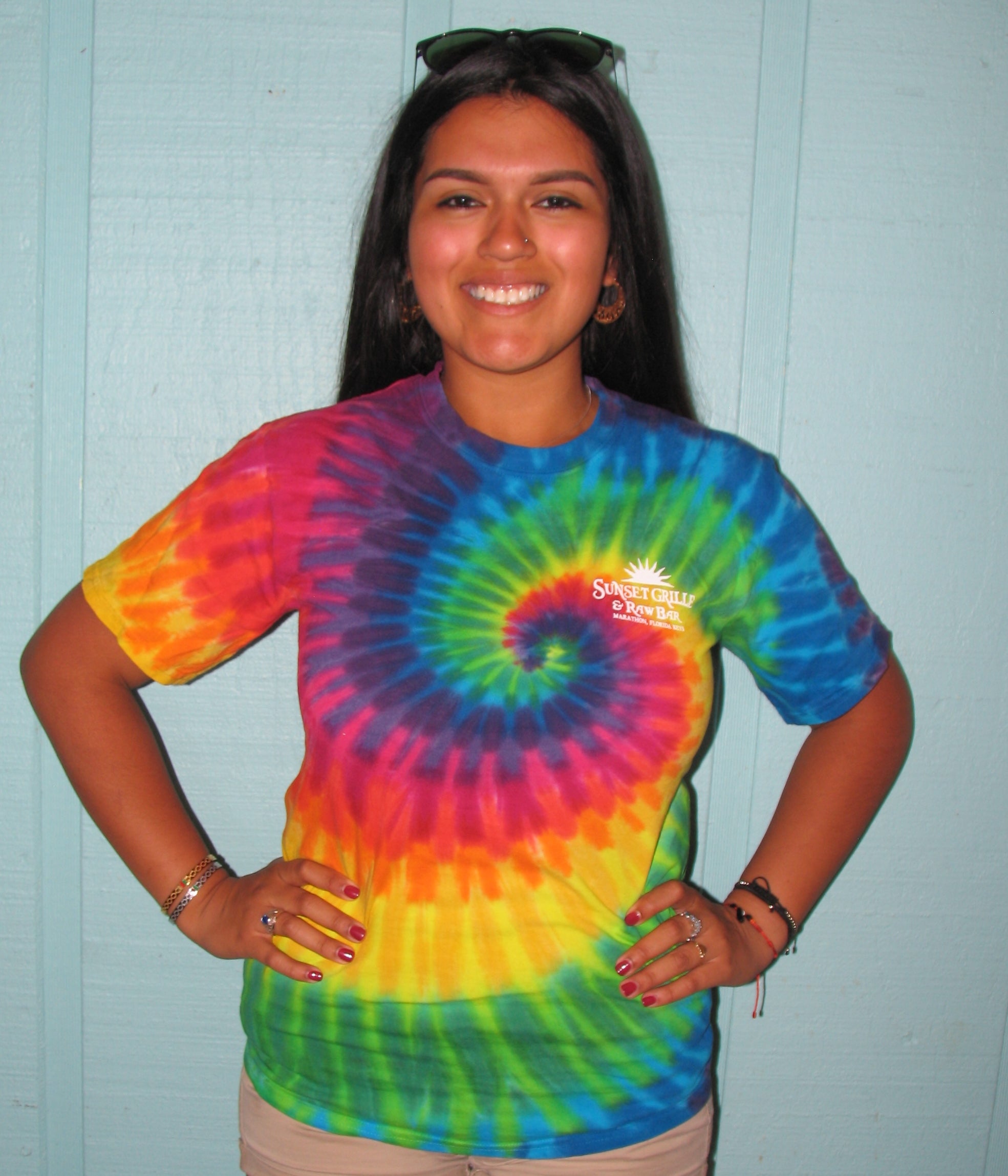 Tie dye clearance short sleeve shirt